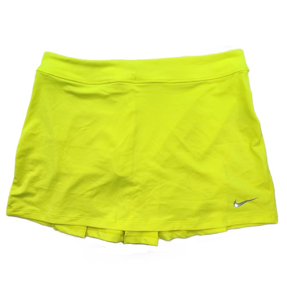 2 Piece Set- Nike Golf Tour Performance Shorts & Skirt Set Neon Yellow